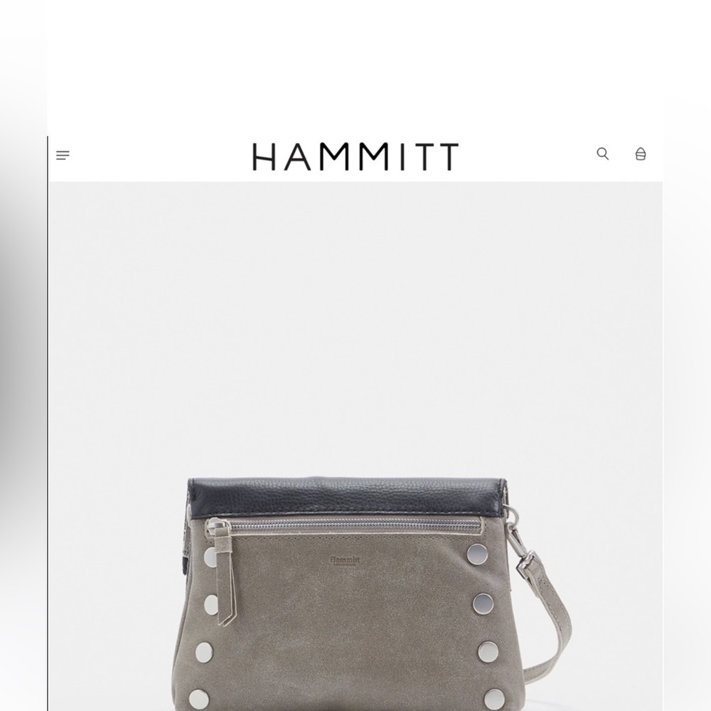Hammitt Dillon Medium Black/Cozy Gray NEW - Picture 5 of 9